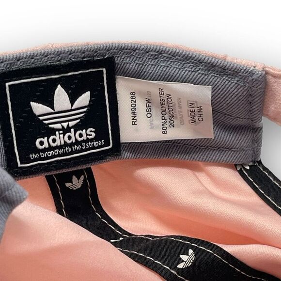 Adidas Blush Pink White Relaxed Plus Strapback Women’s Hat Cap OSFM - Picture 8 of 8